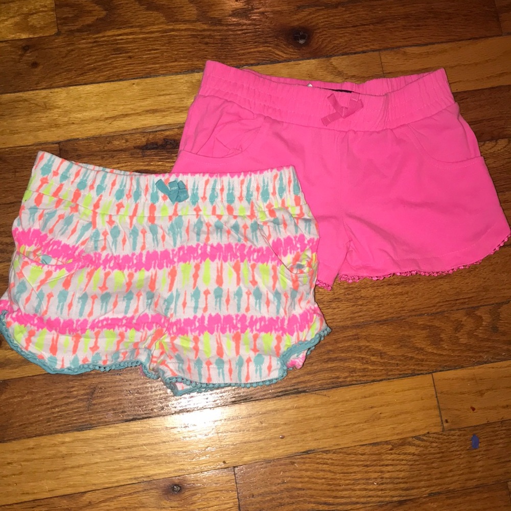 Pink & tie dye shorts